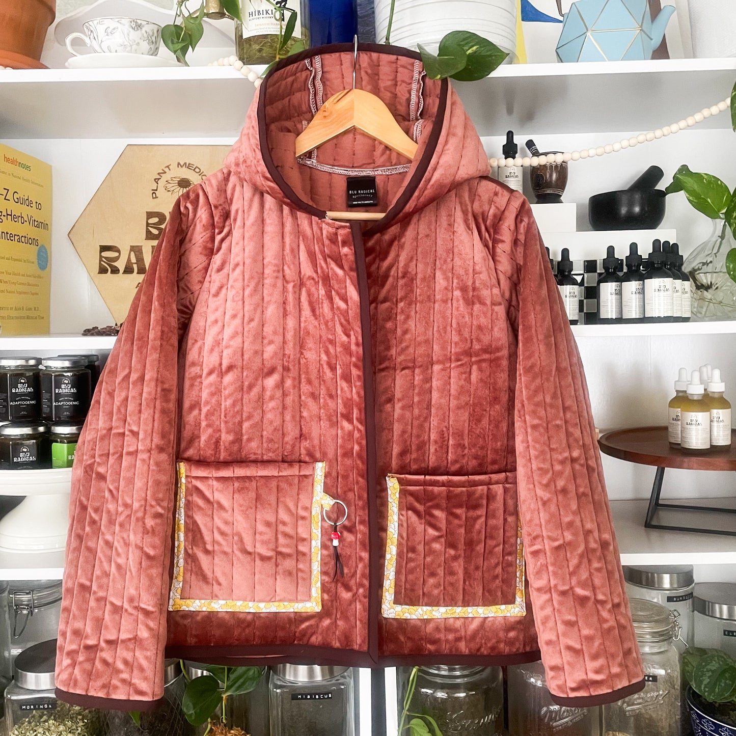 Copy of Quilted Jacket: Copper Hoodie